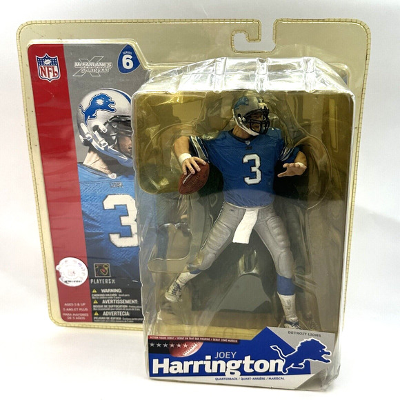McFarlane NFL Series 6 Joey Harrington Detroit Lions Figure 2003 Box Damage - Picture 1 of 16